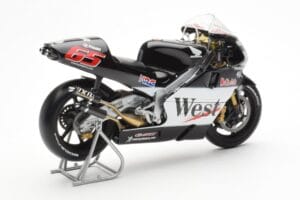 Honda NSR500 West Honda Pons #65 L. Capirossi 500cc World Championship 2001 Minichamps 1:12 122016165 Metaal — afbeelding 3 van 4