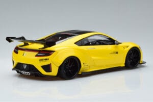 Honda NSX NC1 LB Works Liberty Walk Geel GT Spirit 1:18 KJ034 Hars — afbeelding 2 van 6