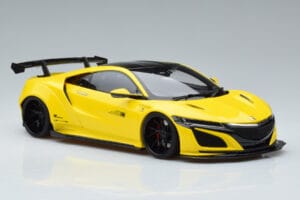 Honda NSX NC1 LB Works Liberty Walk Geel GT Spirit 1:18 KJ034 Hars — afbeelding 4 van 6