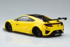 Honda NSX NC1 LB Works Liberty Walk Geel GT Spirit 1:18 KJ034 Hars — afbeelding 5 van 6