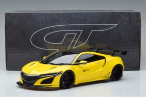 Honda NSX NC1 LB Works Liberty Walk Geel GT Spirit 1:18 KJ034 Hars — afbeelding 6 van 6