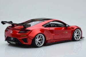 Honda NSX NC1 Liberty Walk Candy Rood GT Spirit 1:18 GT245 Metaal — afbeelding 2 van 6