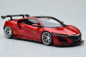Honda NSX NC1 Liberty Walk Candy Rood GT Spirit 1:18 GT245 Metaal — afbeelding 4 van 6