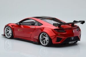 Honda NSX NC1 Liberty Walk Candy Rood GT Spirit 1:18 GT245 Metaal — afbeelding 5 van 6