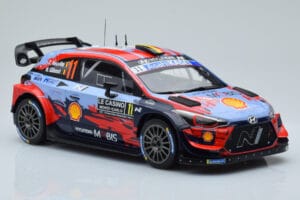 Hyundai i20 Coupe WRC #11 T. Neuville / N. Gilsoul Rally Monte Carlo 2020 IXO 1:18 18RMC067A Metaal — afbeelding 4 van 6