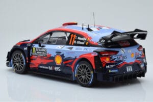 Hyundai i20 Coupe WRC #11 T. Neuville / N. Gilsoul Rally Monte Carlo 2020 IXO 1:18 18RMC067A Metaal — afbeelding 5 van 6