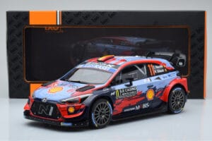 Hyundai i20 Coupe WRC #11 T. Neuville / N. Gilsoul Rally Monte Carlo 2020 IXO 1:18 18RMC067A Metaal — afbeelding 6 van 6