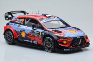 Hyundai i20 Coupe WRC #8 O. Tanak / M. Jarveoja Rally Monte Carlo 2020 IXO 1:18 18RMC067C Metaal — afbeelding 4 van 6