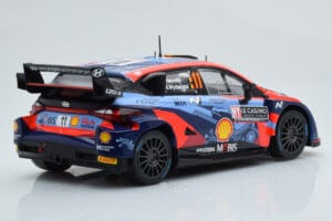 Hyundai i20 N Rally1 #11 T. Neuville / M. Wydaeghe Rally Monte Carlo 2022 IXO 1:18 18RMC112 Metaal — afbeelding 2 van 6
