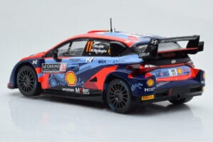Hyundai i20 N Rally1 #11 T. Neuville / M. Wydaeghe Rally Monte Carlo 2022 IXO 1:18 18RMC112 Metaal — afbeelding 5 van 6