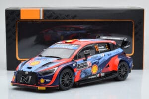 Hyundai i20 N Rally1 #11 T. Neuville / M. Wydaeghe Rally Monte Carlo 2022 IXO 1:18 18RMC112 Metaal — afbeelding 6 van 6