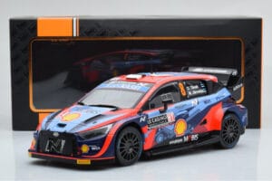 Hyundai i20 N Rally1 #8 O. Tanak / M. Jarveoja Rally Monte Carlo 2022 IXO 1:18 18RMC113 Metaal — afbeelding 6 van 6