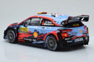 Hyundai i20 Coupe WRC #6 D. Sordo / C. del Barrio Rally Catalunya 2019 IXO 1:18 18RMC052C Metaal — afbeelding 5 van 6