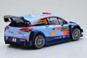 Hyundai i20 Coupe WRC #6 D. Sordo / C. del Barrio Rally Monte Carlo 2018 IXO 1:18 18RMC030C Metaal — afbeelding 2 van 6