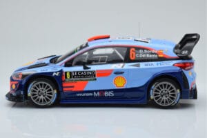 Hyundai i20 Coupe WRC #6 D. Sordo / C. del Barrio Rally Monte Carlo 2018 IXO 1:18 18RMC030C Metaal — afbeelding 3 van 6