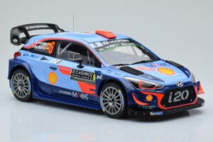 Hyundai i20 Coupe WRC #6 D. Sordo / C. del Barrio Rally Monte Carlo 2018 IXO 1:18 18RMC030C Metaal — afbeelding 4 van 6