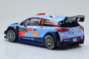Hyundai i20 Coupe WRC #6 D. Sordo / C. del Barrio Rally Monte Carlo 2018 IXO 1:18 18RMC030C Metaal — afbeelding 5 van 6