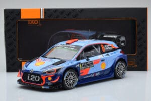 Hyundai i20 Coupe WRC #6 D. Sordo / C. del Barrio Rally Monte Carlo 2018 IXO 1:18 18RMC030C Metaal — afbeelding 6 van 6