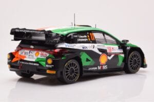 Hyundai i20 N Rally1 #11 T. Neuville / M. Wydaeghe Rally Croatia 2023 IXO 1:18 18RMC160A Metaal — afbeelding 2 van 6