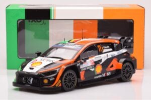 Hyundai i20 N Rally1 #11 T. Neuville / M. Wydaeghe Rally Croatia 2023 IXO 1:18 18RMC160A Metaal — afbeelding 6 van 6