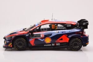 Hyundai i20 N Rally1 #11 T. Neuville / M. Wydaeghe Rally Monte Carlo 2023 IXO 1:18 18RMC153A Metaal — afbeelding 3 van 6