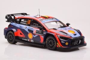 Hyundai i20 N Rally1 #11 T. Neuville / M. Wydaeghe Rally Monte Carlo 2023 IXO 1:18 18RMC153A Metaal — afbeelding 4 van 6