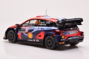 Hyundai i20 N Rally1 #11 T. Neuville / M. Wydaeghe Rally Monte Carlo 2023 IXO 1:18 18RMC153A Metaal — afbeelding 5 van 6