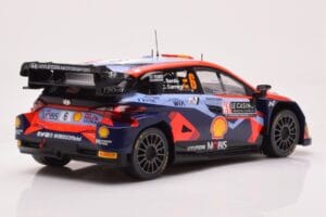 Hyundai i20 N Rally1 #6 D. Sordo / C. Carrera Rally Monte Carlo 2023 IXO 1:18 18RMC153B Metaal — afbeelding 2 van 6