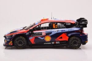 Hyundai i20 N Rally1 #6 D. Sordo / C. Carrera Rally Monte Carlo 2023 IXO 1:18 18RMC153B Metaal — afbeelding 3 van 6