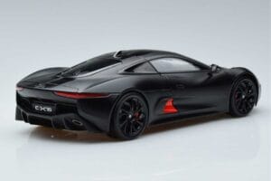 Jaguar C-X75 Zwart Almost Real 1:18 810605 Metaal — afbeelding 3 van 7