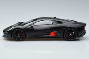 Jaguar C-X75 Zwart Almost Real 1:18 810605 Metaal — afbeelding 4 van 7