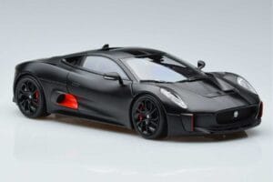 Jaguar C-X75 Zwart Almost Real 1:18 810605 Metaal — afbeelding 5 van 7