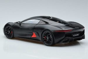 Jaguar C-X75 Zwart Almost Real 1:18 810605 Metaal — afbeelding 6 van 7