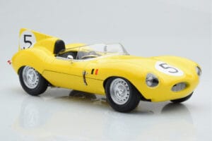 Jaguar D-Type #5 Ecurie Nationale Belge 24 Hours of Le Mans 1956 CMR 1:18 CMR143 Metaal — afbeelding 4 van 6