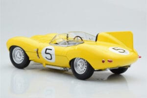 Jaguar D-Type #5 Ecurie Nationale Belge 24 Hours of Le Mans 1956 CMR 1:18 CMR143 Metaal — afbeelding 5 van 6