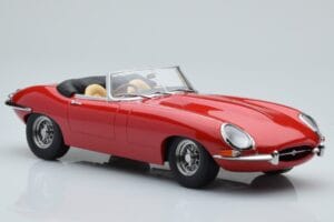 Jaguar E-Type Series 1 Roadster Rood KK-Scale 1:18 KKDC180482 Metaal — afbeelding 4 van 6