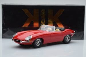 Jaguar E-Type Series 1 Roadster Rood KK-Scale 1:18 KKDC180482 Metaal — afbeelding 6 van 6
