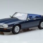 Jaguar XJS V12 Cabriolet Blauw Metallic Gelimiteerde Editie Norev 1:18 182636 Metaal
