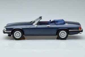 Jaguar XJS V12 Cabriolet Blauw Metallic Gelimiteerde Editie Norev 1:18 182636 Metaal — afbeelding 3 van 6