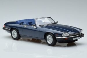 Jaguar XJS V12 Cabriolet Blauw Metallic Gelimiteerde Editie Norev 1:18 182636 Metaal — afbeelding 4 van 6