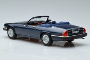 Jaguar XJS V12 Cabriolet Blauw Metallic Gelimiteerde Editie Norev 1:18 182636 Metaal — afbeelding 5 van 6