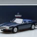 Jaguar XJS V12 Cabriolet Blauw Metallic Gelimiteerde Editie Norev 1:18 182636 Metaal - image 6 of 6