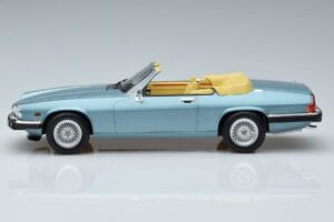 Jaguar XJS V12 Cabriolet Lichtblauw Metallic Norev 1:18 182635 Metaal — afbeelding 3 van 6