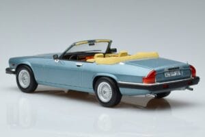 Jaguar XJS V12 Cabriolet Lichtblauw Metallic Norev 1:18 182635 Metaal — afbeelding 5 van 6