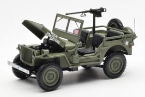 Jeep Willys MB US Army D-Day 1944 Norev 1:18 189016 Metaal — afbeelding 2 van 10