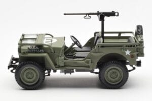 Jeep Willys MB US Army D-Day 1944 Norev 1:18 189016 Metaal — afbeelding 5 van 10