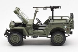 Jeep Willys MB US Army D-Day 1944 Norev 1:18 189016 Metaal — afbeelding 6 van 10
