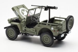 Jeep Willys MB US Army D-Day 1944 Norev 1:18 189016 Metaal — afbeelding 7 van 10