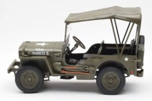 Jeep Willys Met Zeildoek Dak UT Models 1:18 180149002 Metaal — afbeelding 3 van 6
