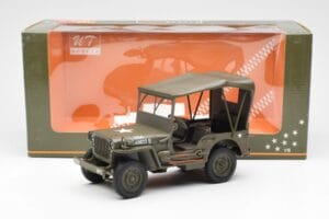 Jeep Willys Met Zeildoek Dak UT Models 1:18 180149002 Metaal — afbeelding 6 van 6